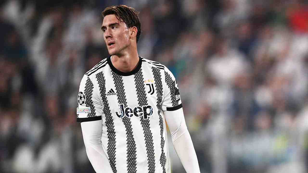 Dusan Vlahovic, attaccante della Juventus