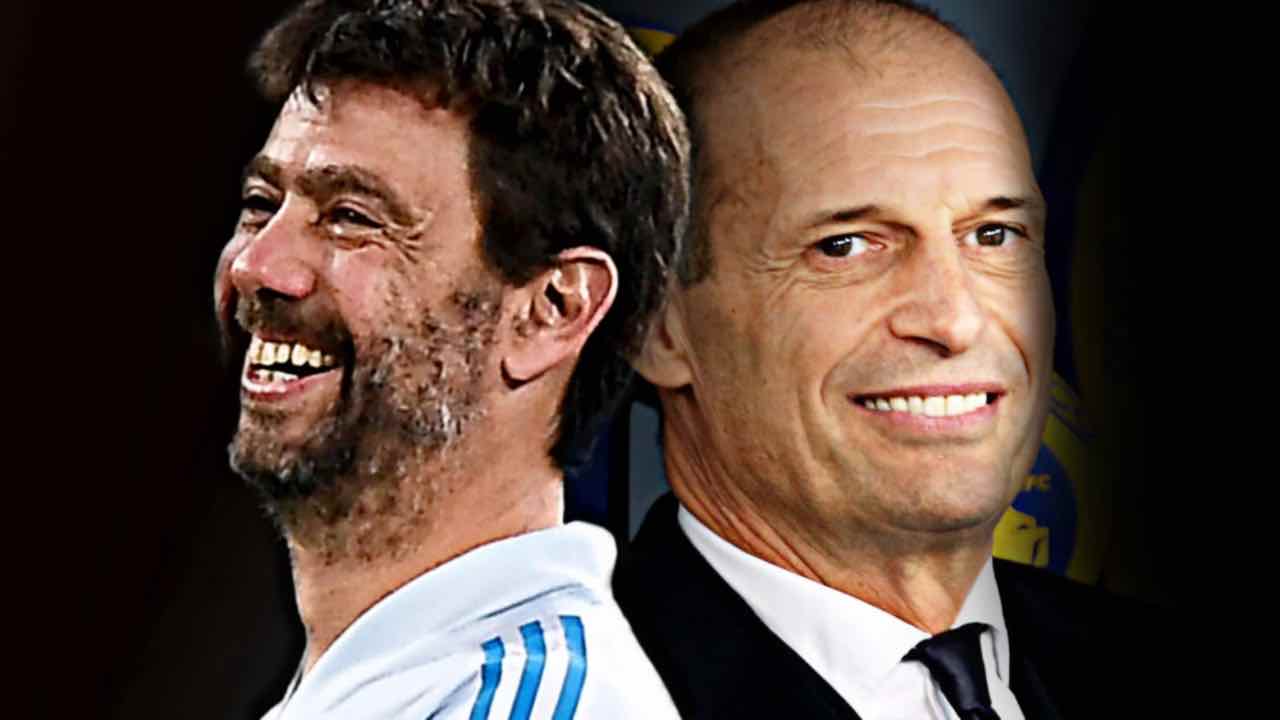 Agnelli e Allegri felici