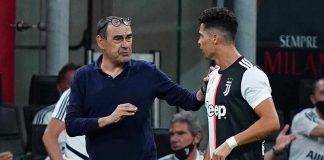 Sarri e Ronaldo ai tempi della Juventus