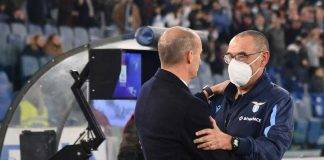 Juventus-Lazio, Sarri e Allegri si salutano