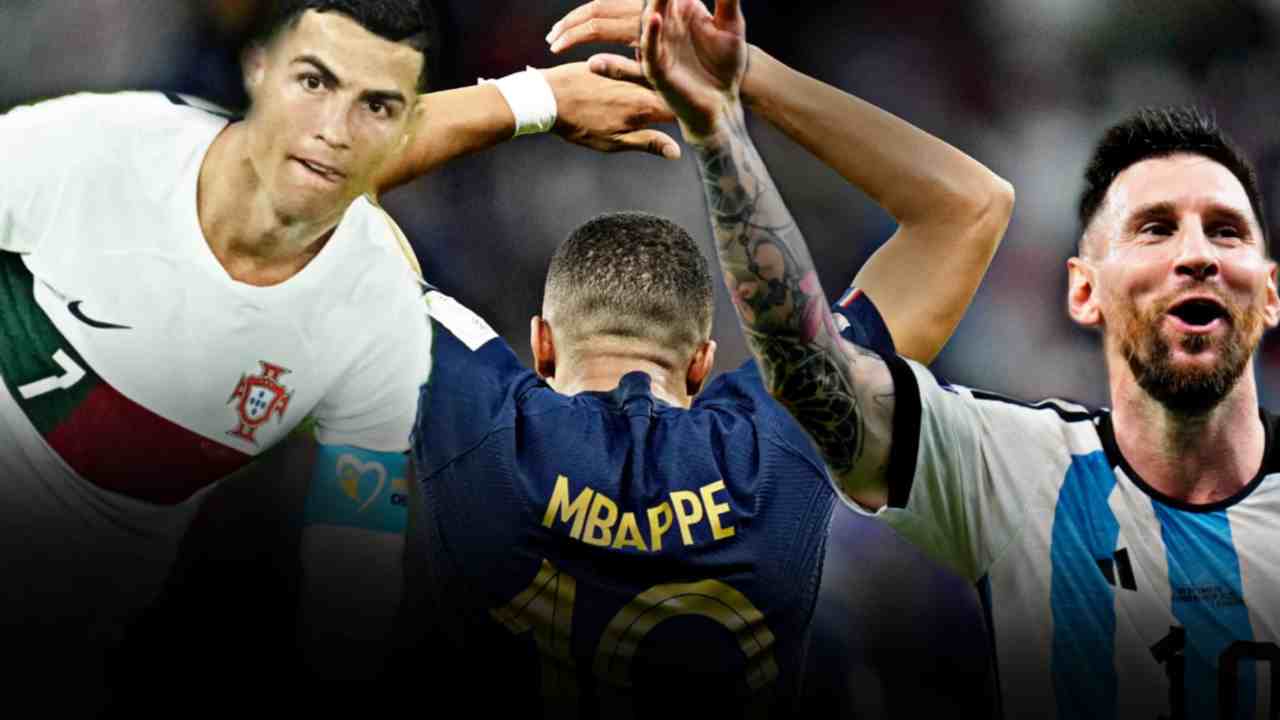 Mbappé Messi Ronaldo