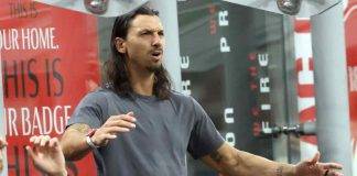 Milan, Ibrahimovic in tribuna