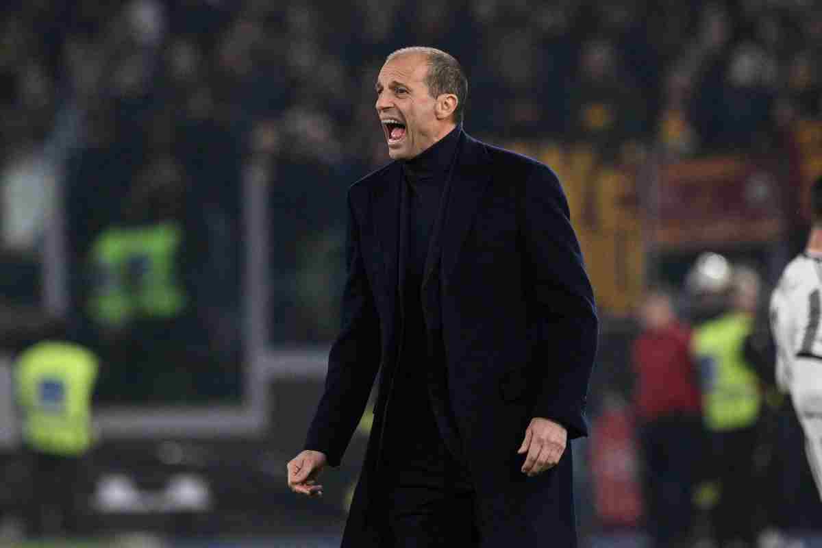 il tecnico della Juve Allegri