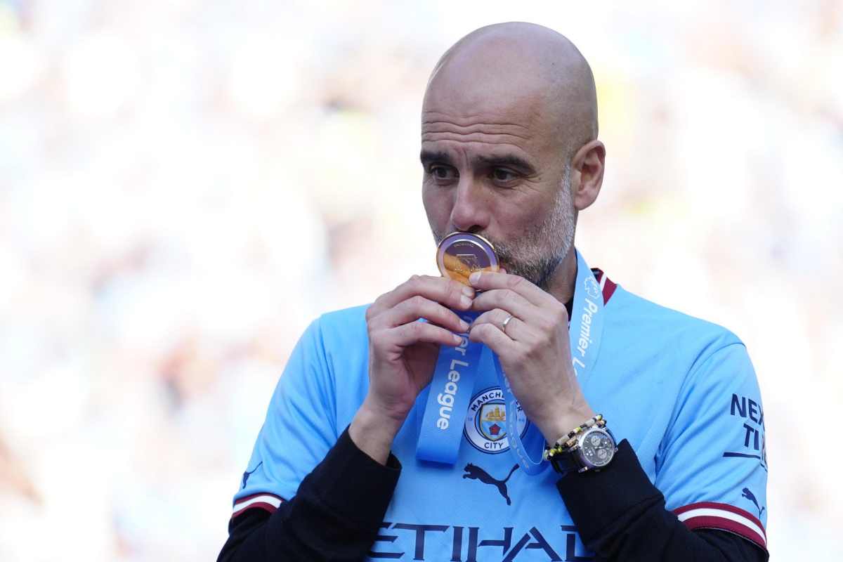 Guardiola Manchester City Triplete