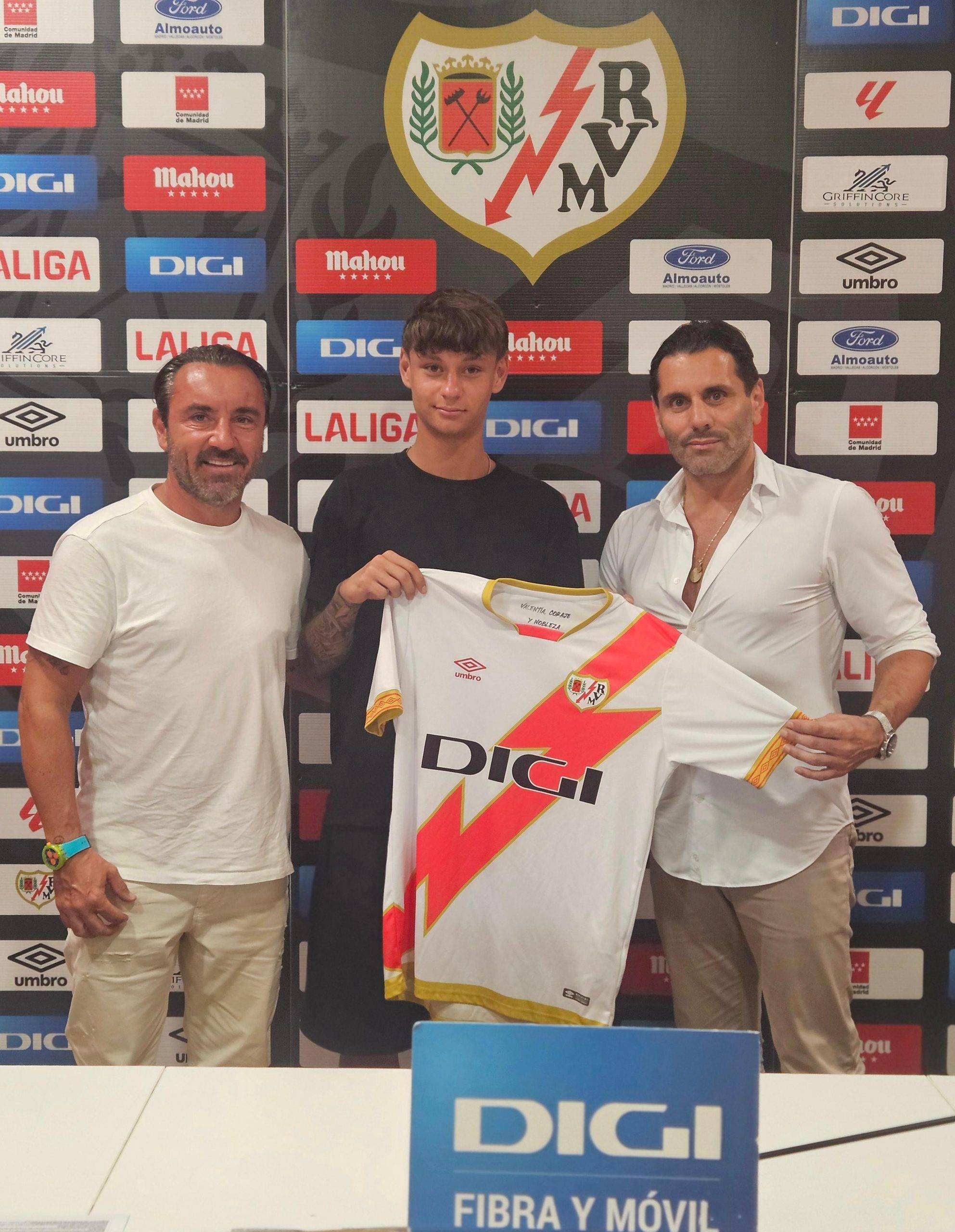 Filippo Brocchi alla Primavera del Rayo Vallecano