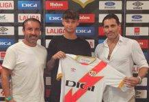 Filippo Brocchi alla Primavera del Rayo Vallecano