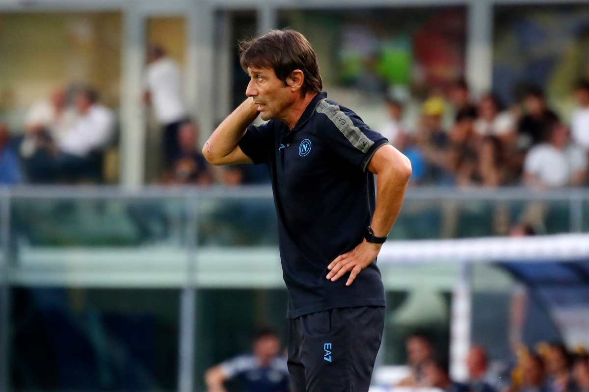 Conte parla della sconfitta pesante in Verona-Napoli