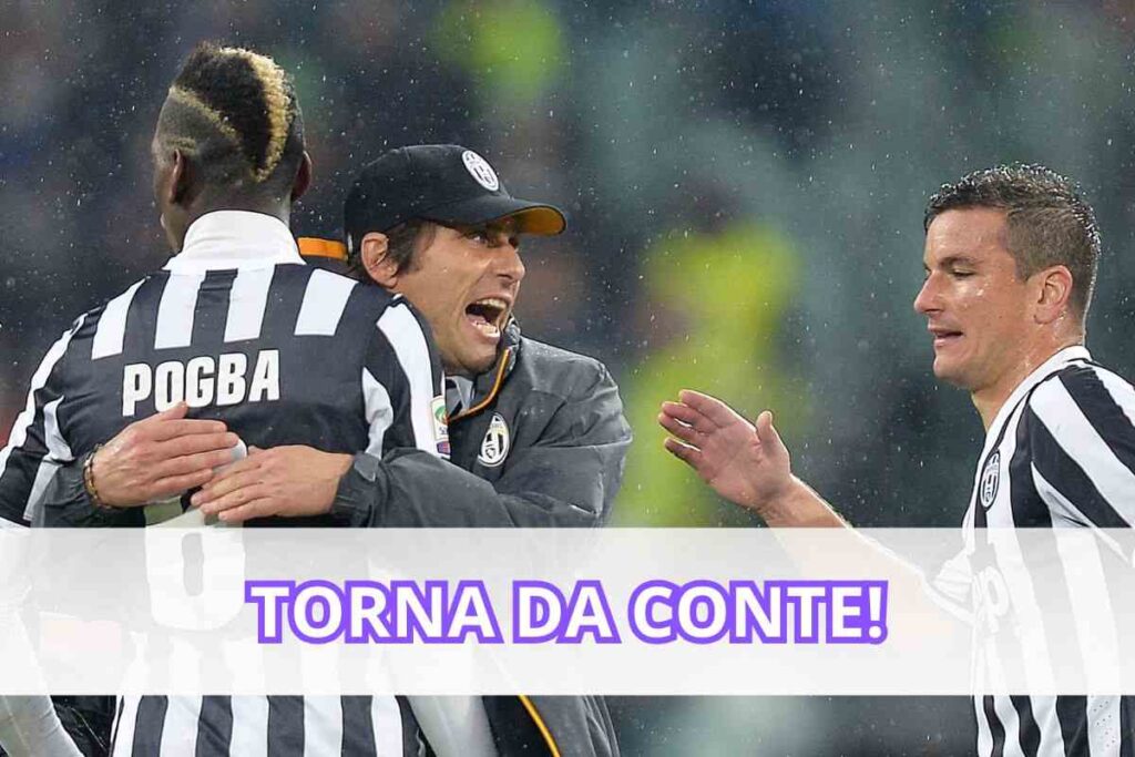 Paul Pogba e Antonio Conte