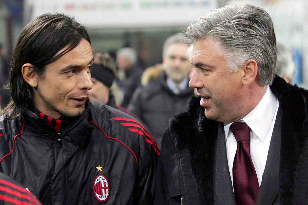 Inzaghi e Ancelotti 