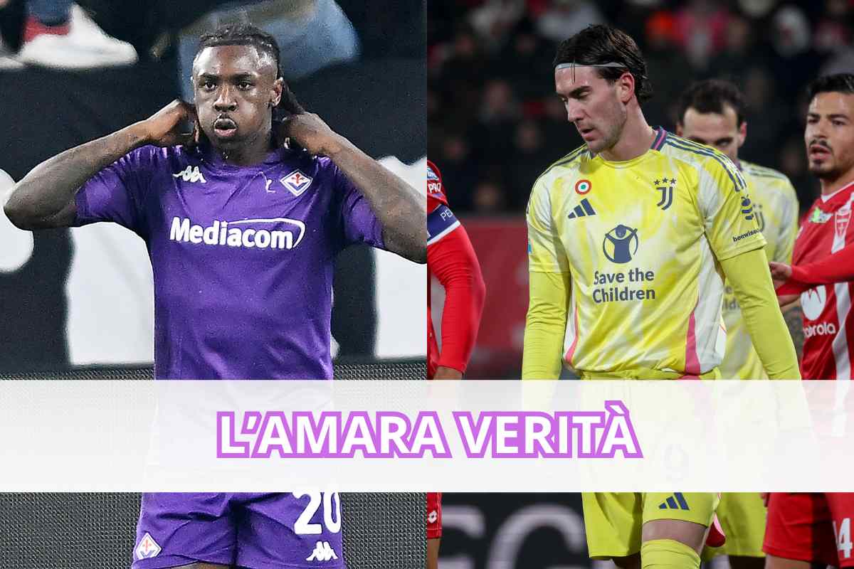 Vlahovic e quel paragone con Kean: lo scontro diretto ha evidenziato un’amara verità