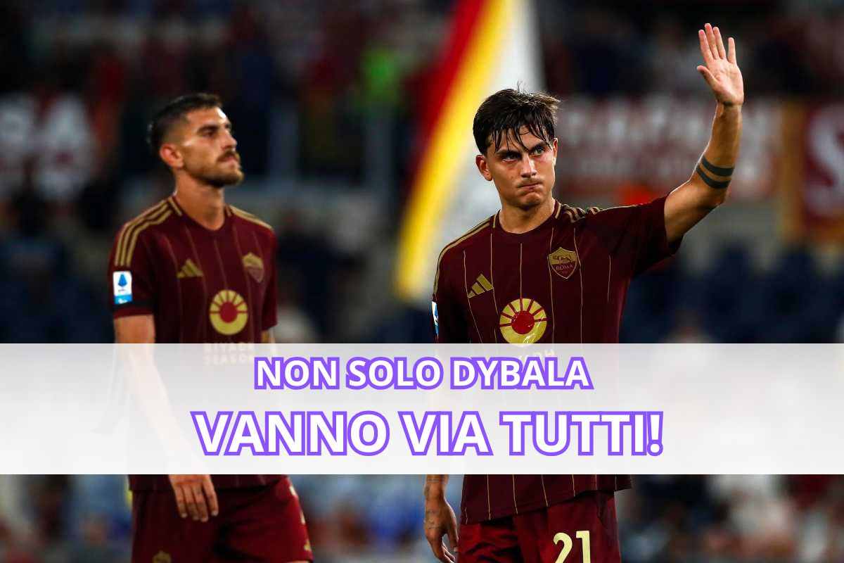 Roma, non solo Dybala: a gennaio si rischia una vera epurazione