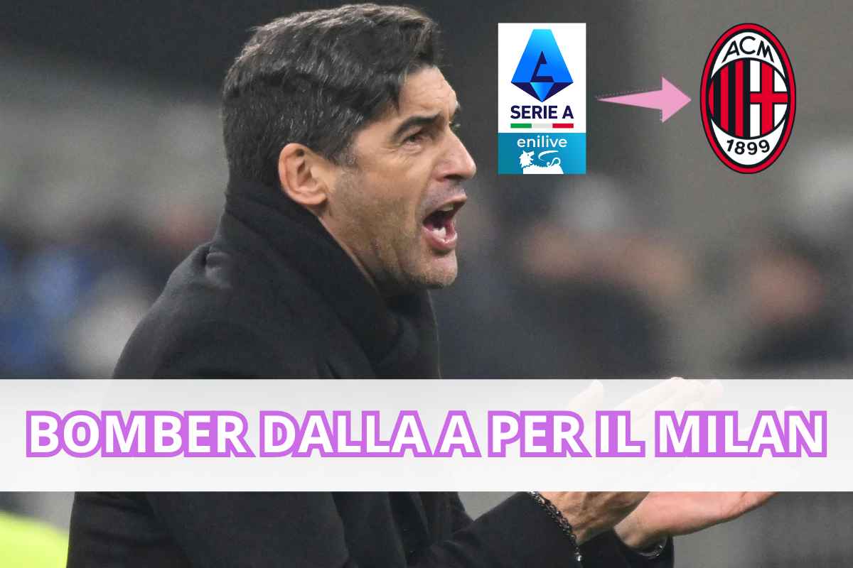 Milan, il nuovo bomber gioca in Serie A: ecco chi è