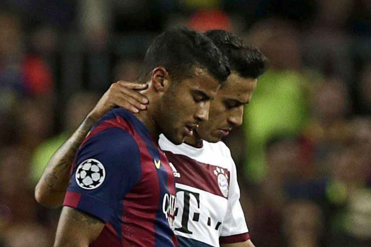 Thiago Alcantara e Rafinha 