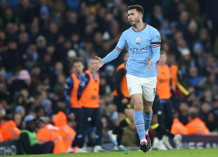 Aymeric Laporte, difensore spagnolo, quando giocava col Manchester City