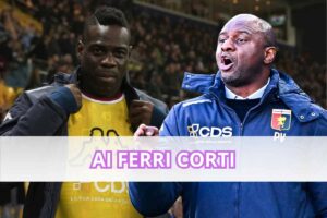 Balotelli e Vieira in primo piano