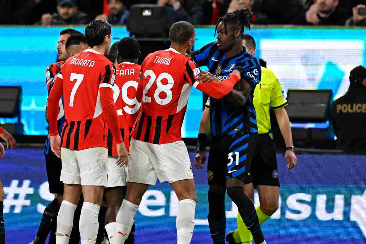 L'ultimo derby di Milano fra Milan e Inter, giocato in Supercoppa Italiana