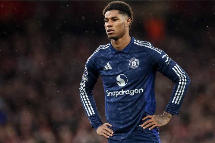 Marcus Rashford  in attesa