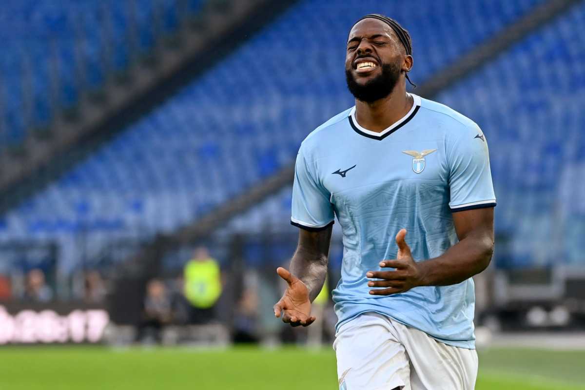 Nuno Tavares, terzino della Lazio, in campo con la maglia della sua squadra