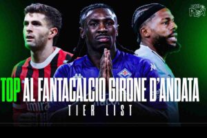 Christian Pulisic, Moise Kean e Nuno Tavares in una grafica dedicata al Fantacalcio