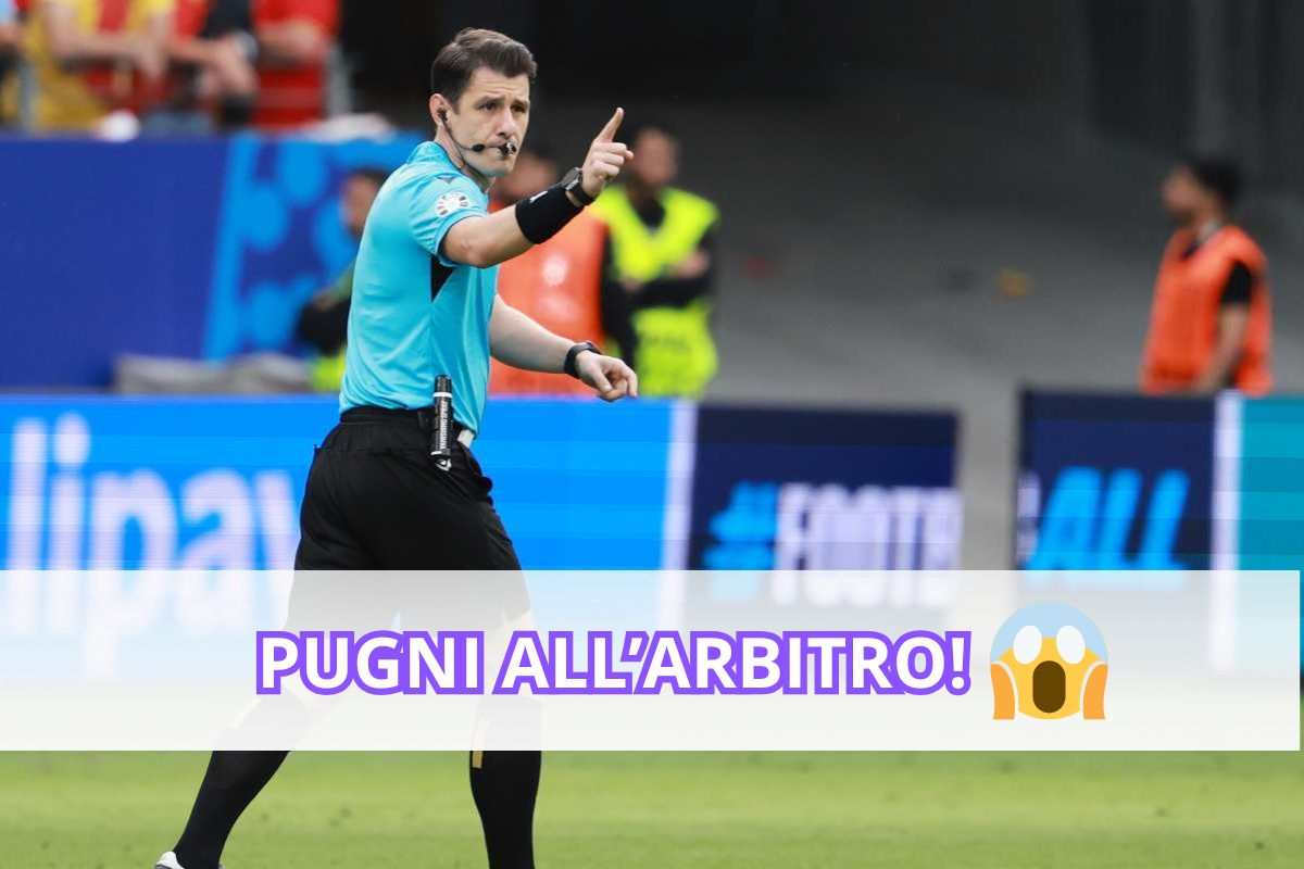 Colpito da un pugno: l’arbitro di Bruges Atalanta ancora nella bufera