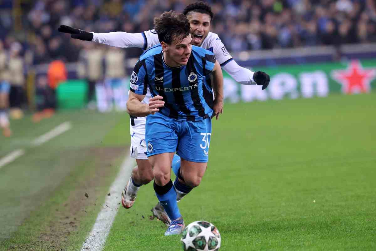 Ardon Jashari, centrocampista del Club Brugge