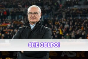 Claudio Ranieri, allenatore della Roma, con un'espressione soddisfatta