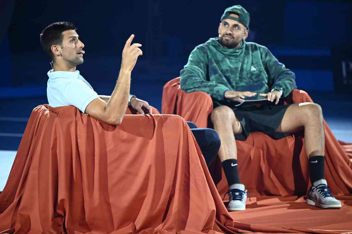 Djokovic e Kyrgios chiacchierano a bordo campo