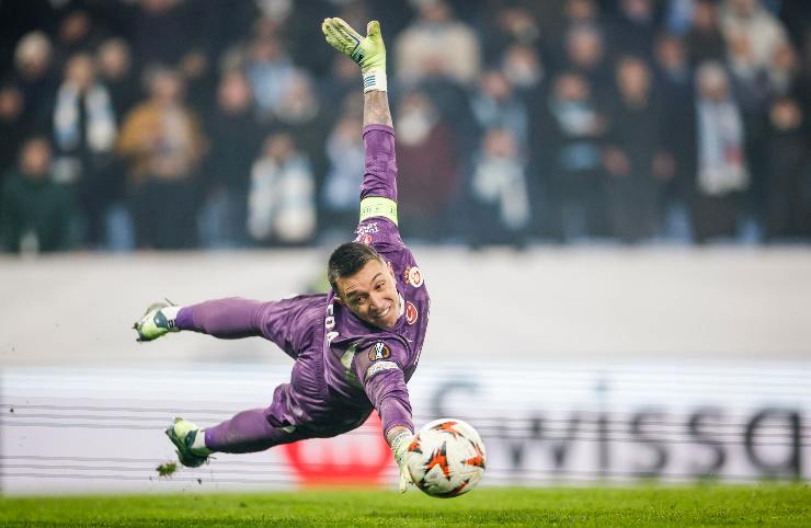 Fernando Muslera in tuffo