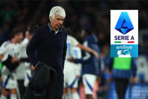 Gian piero Gasperini deluso a testa bassa