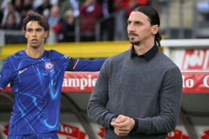 Joao Felix del Chelsea e Zlatan Ibrahimovic