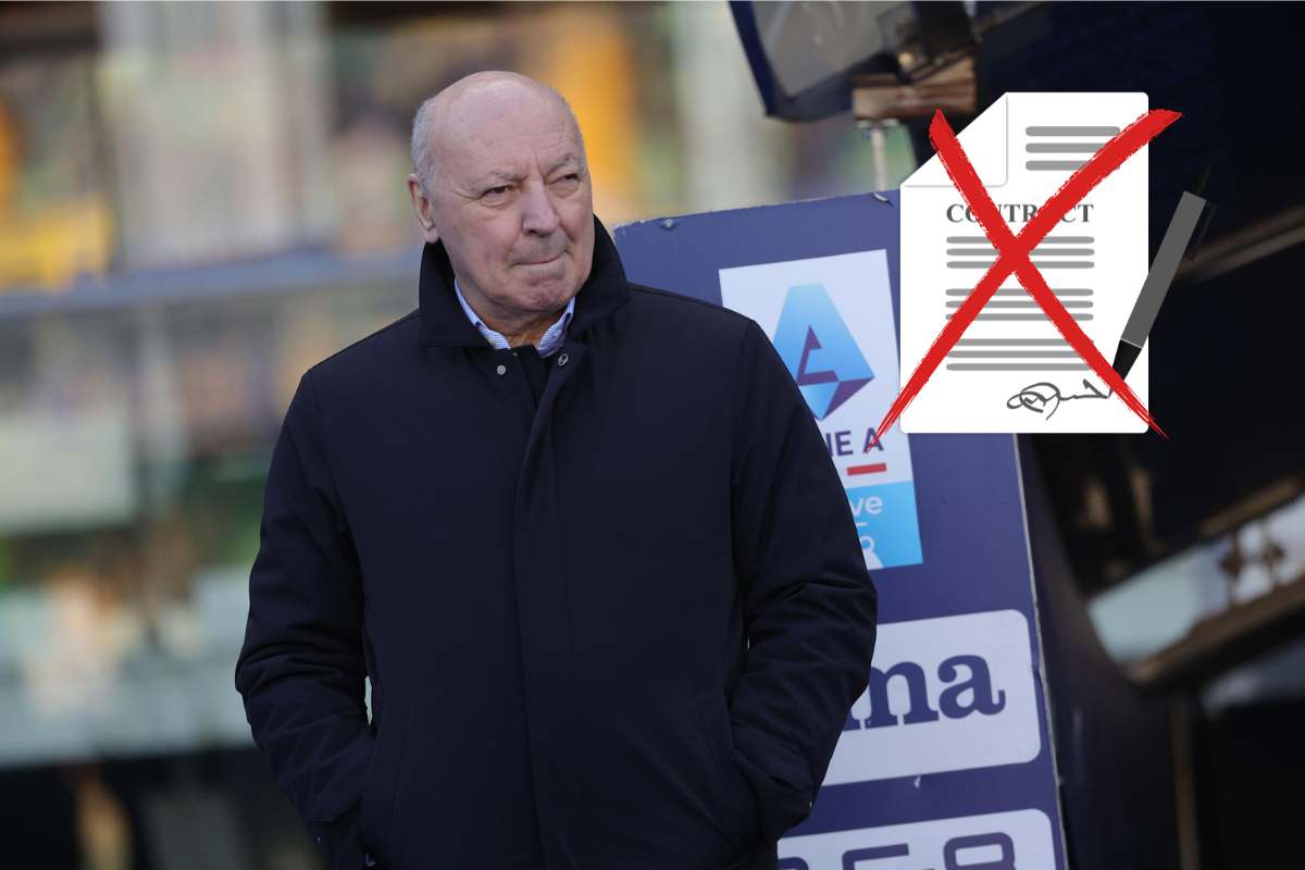 Il presidente dell'Inter Marotta perplesso