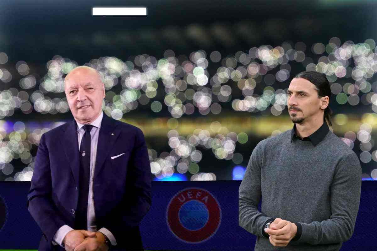 Giuseppe Marotta e Zlatan Ibrahimovic