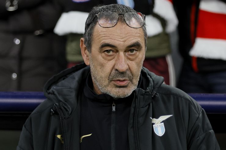 Maurizio Sarri concentrato