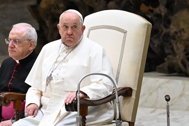 Papa Francesco in primo piano