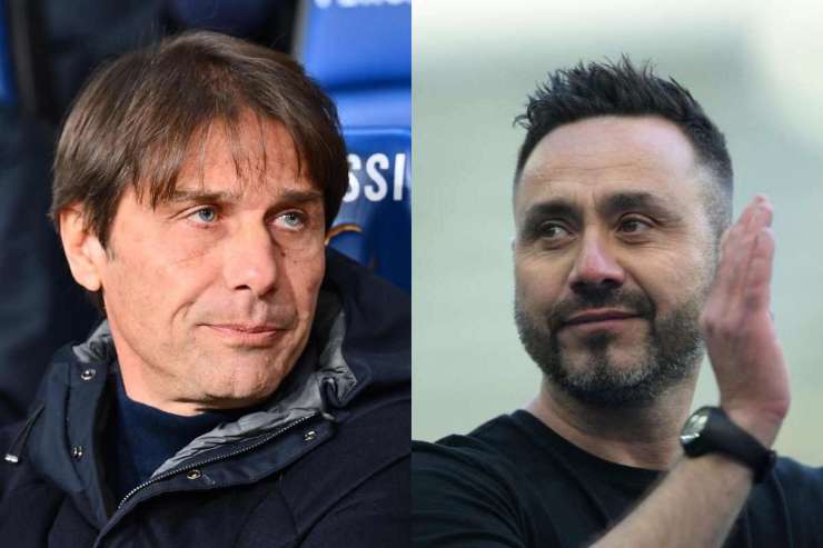 Antonio Conte e Roberto De Zerbi