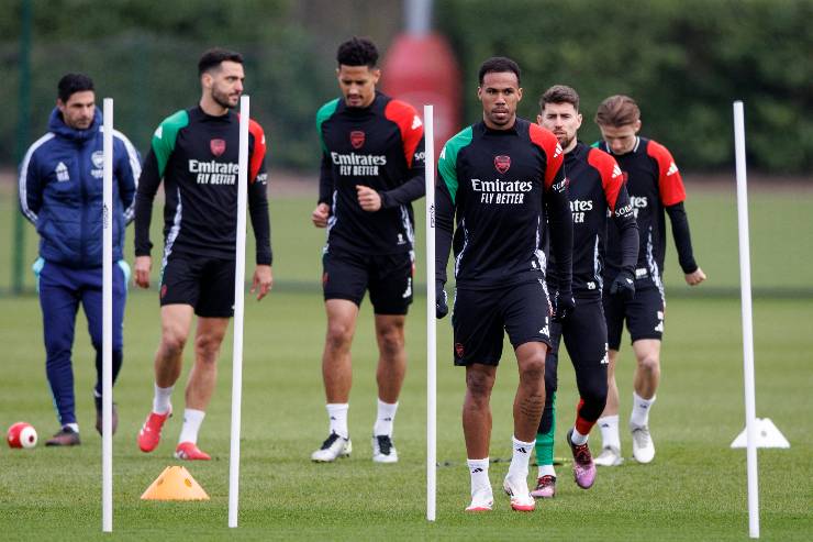 Allenamento Arsenal 