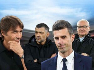 Antonio Conte, Sergio Conceicao, Thiago Motta e Claudio Ranieri