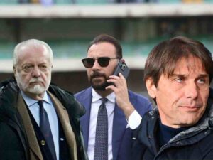 Aurelio De Laurentiis Giovanni Manna e Antonio Conte