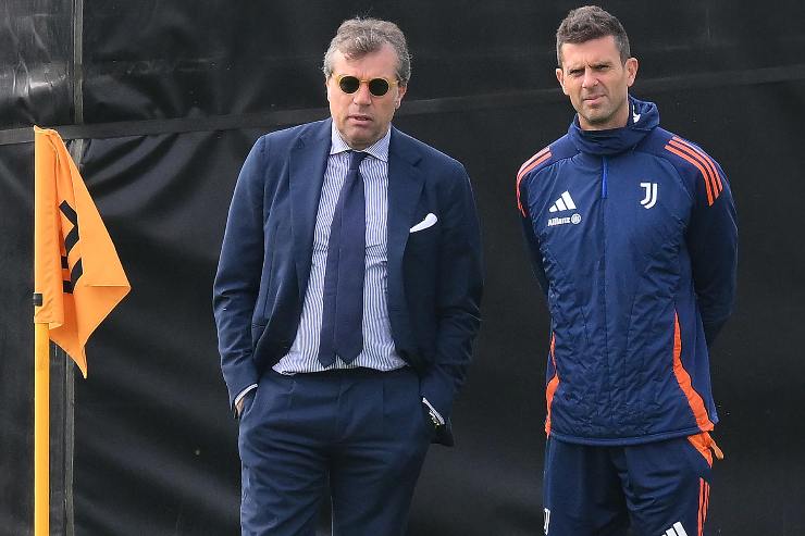 Giuntoli e Thiago Motta 