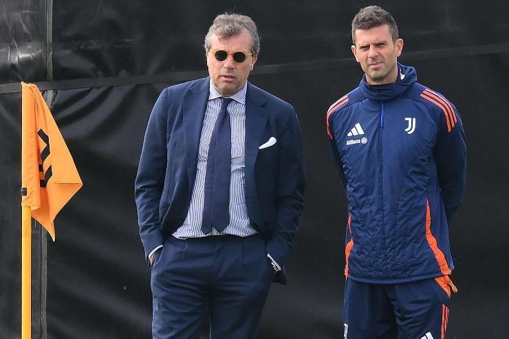 Giuntoli e Thiago Motta