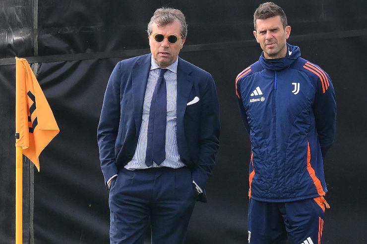 Giuntoli e Thiago Motta