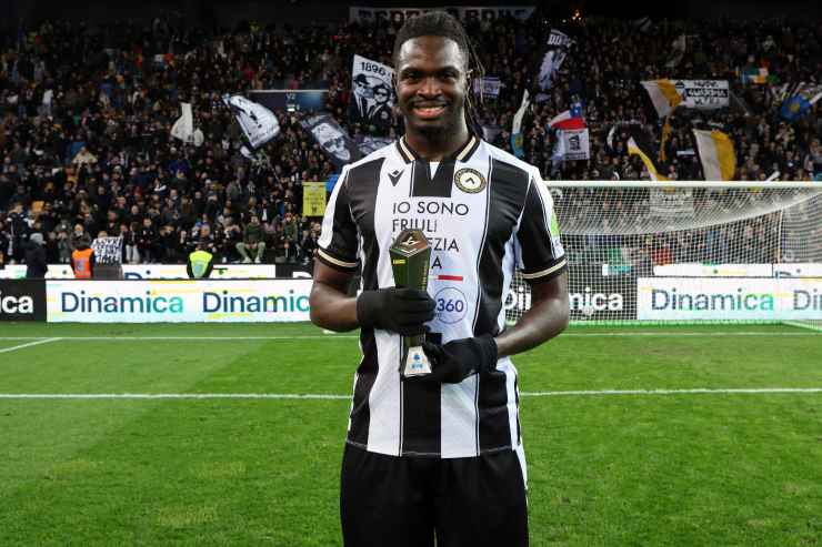 Oumar Solet, difensore dell'Udinese