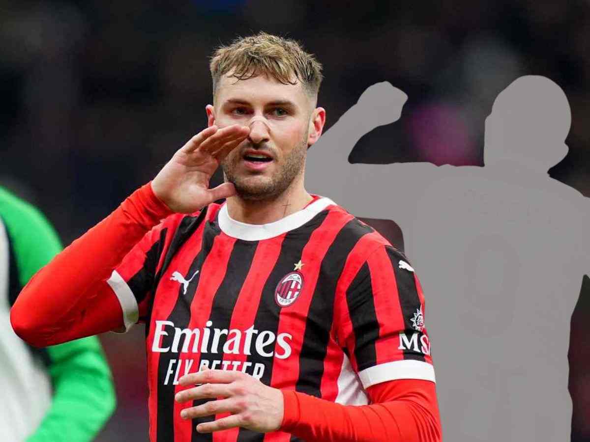 Santiago Gimenez del Milan con alle spalle l'ombra di Krstovic