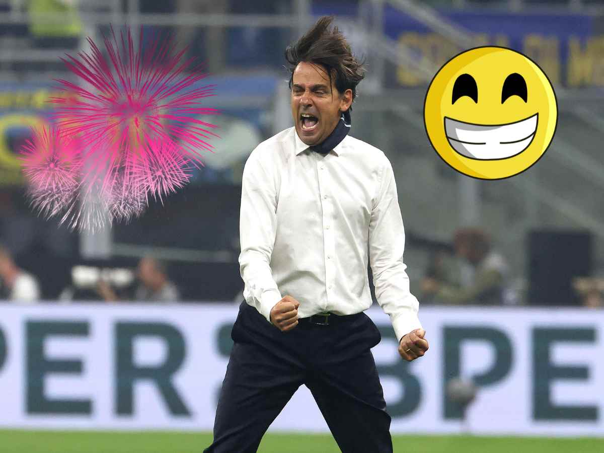 Simone Inzaghi esulta