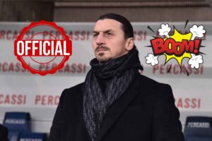 Zlatan Ibrahimovic pensieroso