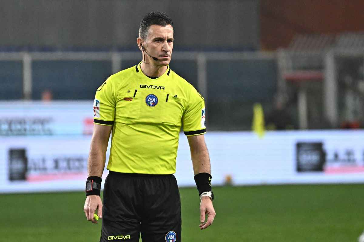 l'arbitro Daniele Doveri 